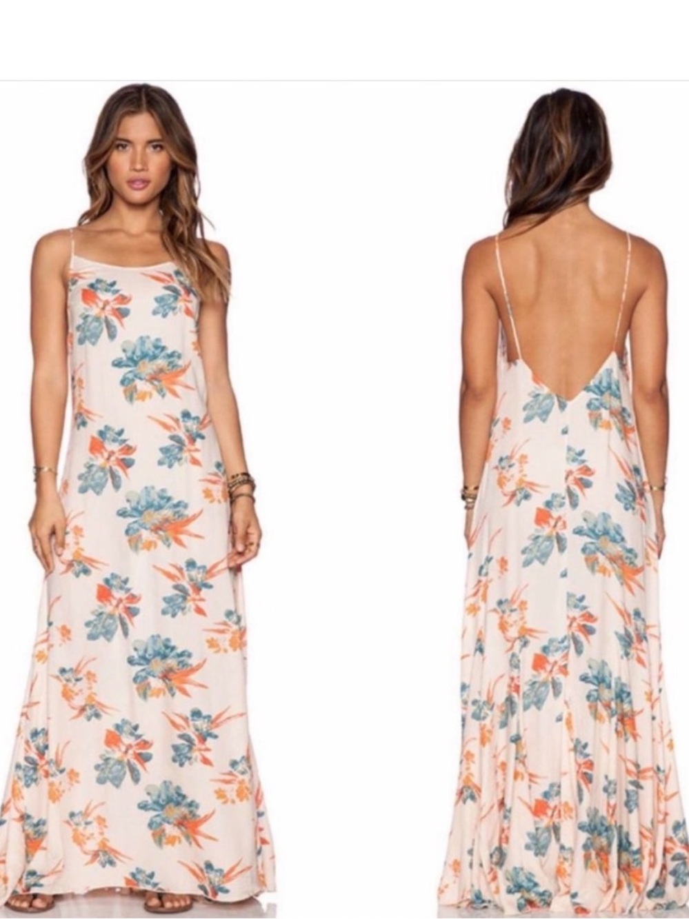 NWT Free People Star Chasing Floral Maxi Dress
